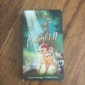 Disney Bambi II VHS with Green and Brown Cover